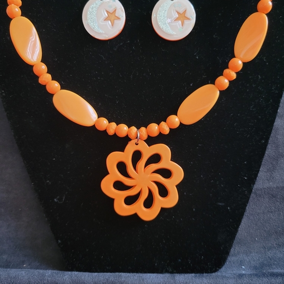 2pc. Orange Necklace - Picture 1 of 1